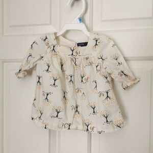 3/$15 Gap baby girl blouse 0-3 m
